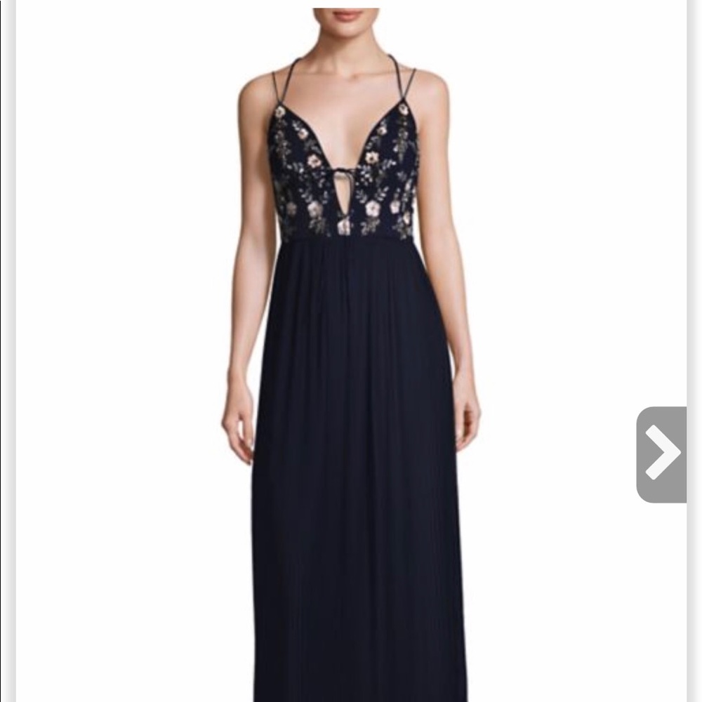 Aidan By Aidan Mattox Beaded Elegant Gown NWT